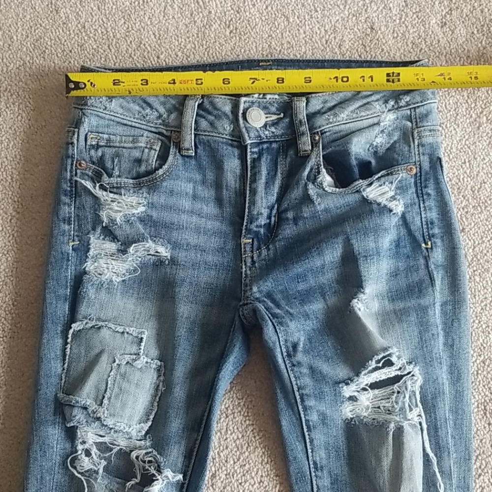 NWOT AE destroyed super stretch - Picture 5 of 7